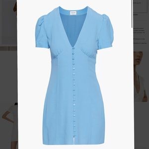 Aritzia Sunday Best Sandrine Puff Sleeve Mini Dress